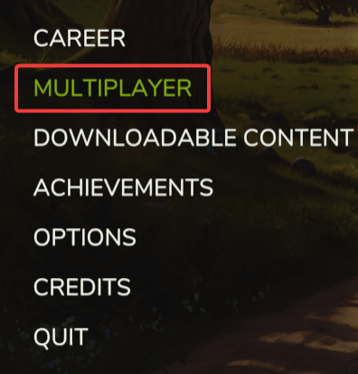 Multiplayer Button