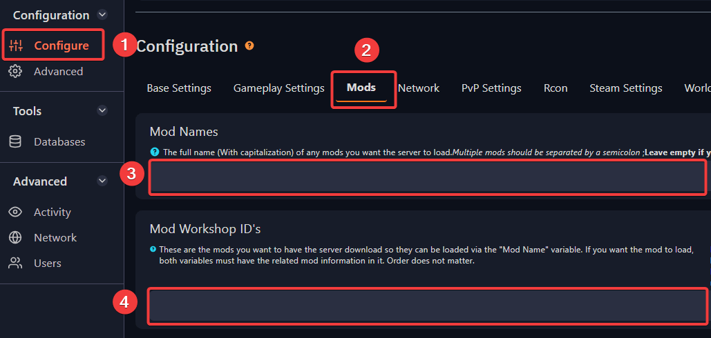 Mod Variables