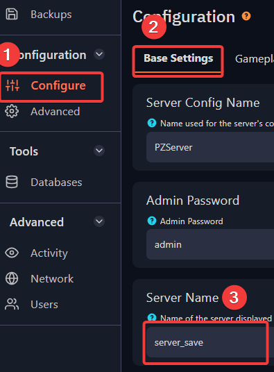 Server Name