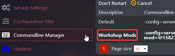 Workshop Mods Commandline